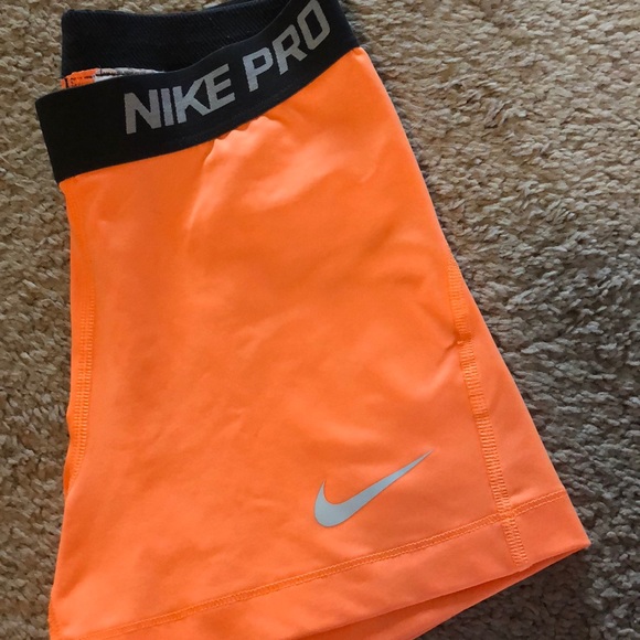 orange nike pro